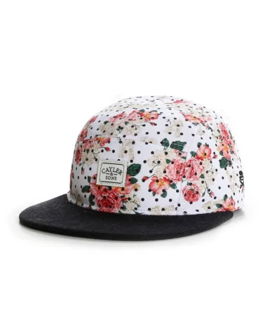 Cayler And Sons - Paris Throwback 5Panel - Floral/BlackWool