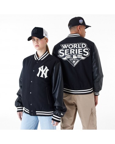 New Era - New York Yankees MLB World Series Varsity Jacket - Black