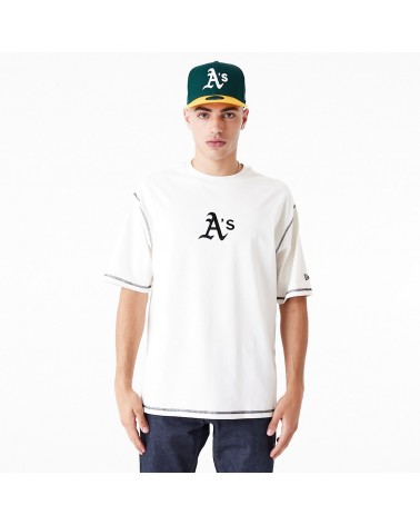 New Era - Oakland Athletics MLB World Series Oversized T-shirt - White