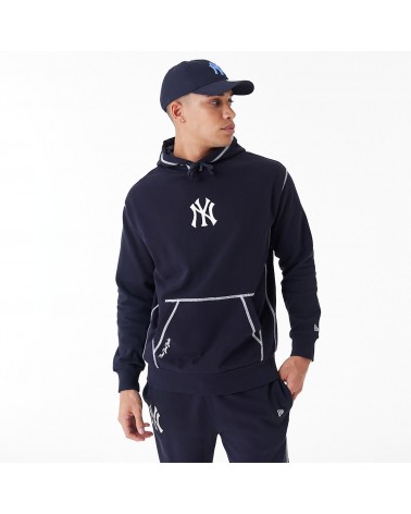 New Era - New York Yankees MLB World Series Oversized Pullover Hoodie - Navy