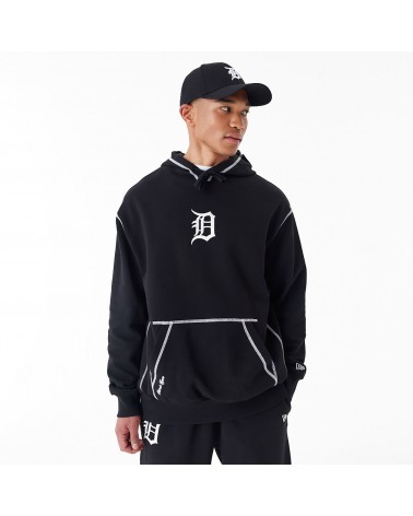 New Era - Detroit Tigers MLB World Series Oversized Pullover Hoodie - Black