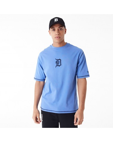 New Era - Detroit Tigers MLB Wordmark Oversized T-shirt - Blue