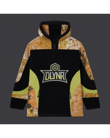 Dolly Noire - Goat Hockey Hoodie Plus - Black / Yellow