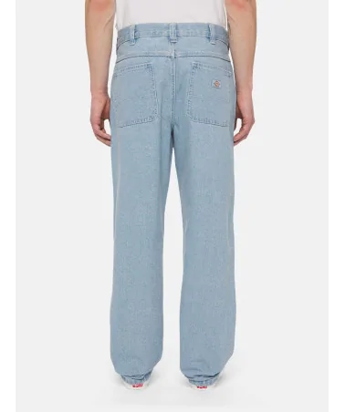 Dickies Life - Madison Double Knee Denim Trousers - Vintage Blue