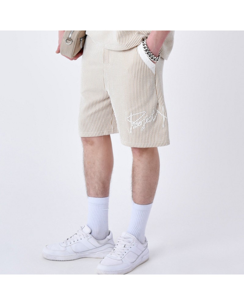 Project X Paris - Seersucker Short - Brown