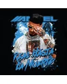 Block Custom - Anuel Real Hasta La Muerte Retro Tee - Black/Blue