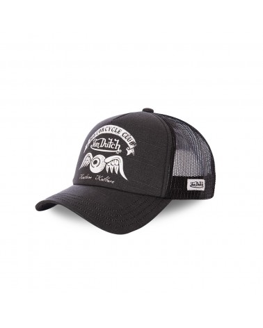 Von Dutch - Crew Motorcycle Club Mesh Trucker Cap - Black