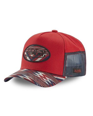 Von Dutch - ATRU Mesh Trucker Cap - Red/Navy