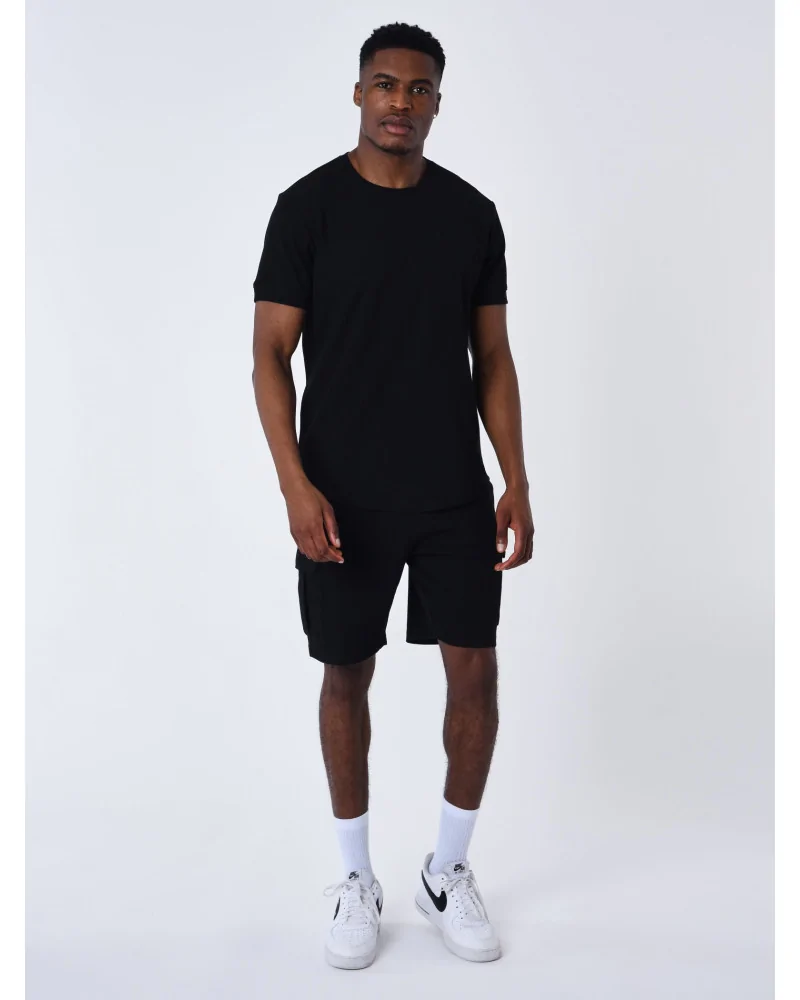Project X Paris - Textured Cargo Shorts - Black | blockshops