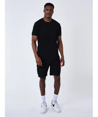 Project X Paris - Textured Cargo Shorts - Black | blockshops