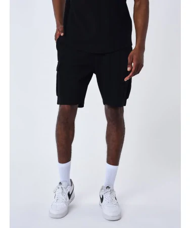 Project X Paris - Textured Cargo Shorts - Black | blockshops