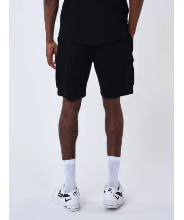 Project X Paris - Textured Cargo Shorts - Black | blockshops