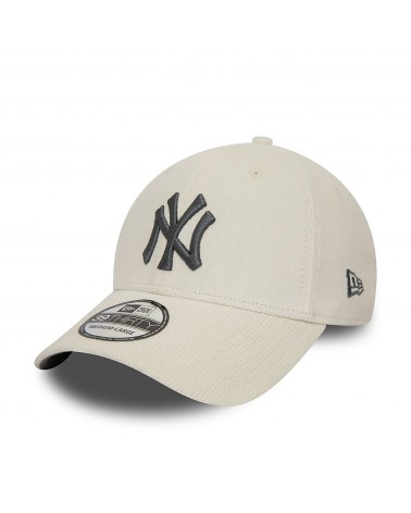 New Era - New York Yankees Mlb Cord 39 Thirty Stretch Fit Cap - Off White