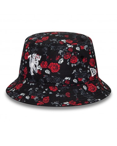 New Era - Manchester United FC Floral All Over Print Bucket Hat - Black
