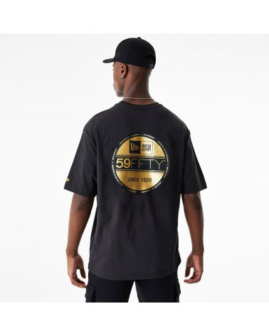 New Era -New Era Lifestyle 59FIFTY Oversized Tee - Black