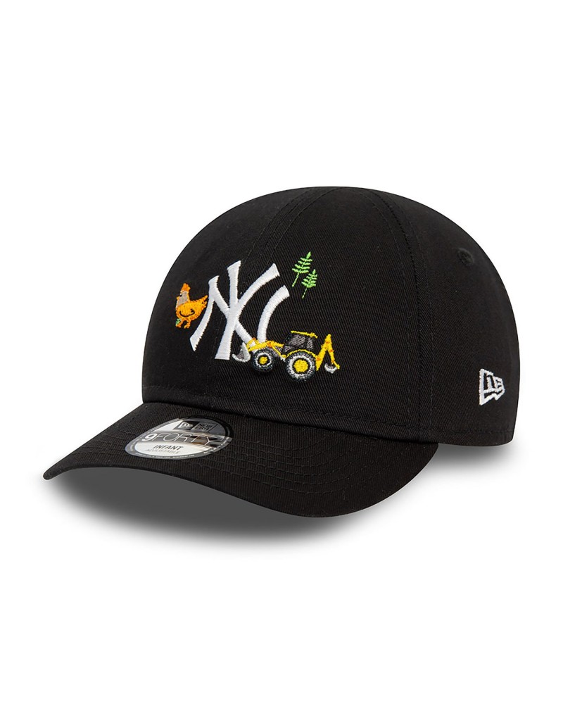 New Era - New York Yankees Infant Icon 9FORTY Adjustable Cap - Black