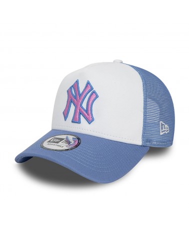 New Era - New York Yankees Style Activist 9FORTY E-Frame Trucker Cap - Blue