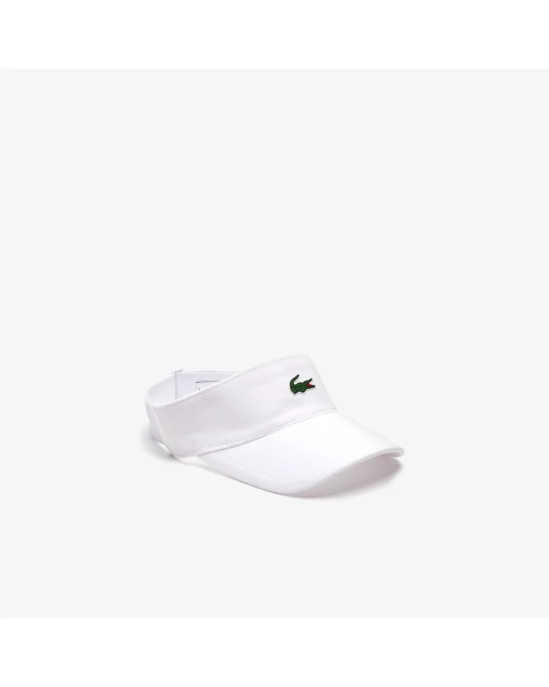 Lacoste Sport - Lightweight Small Logo Visor - White | blockshops