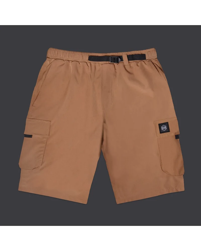 Dolly Noire - Techno Cargo Shorts - Beige | blockshops