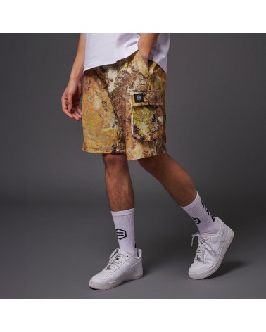 Dolly Noire - Desert Chemical Cargo Shorts - Black