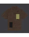 Dolly Noire - Dune Bowling Shirt - Brown