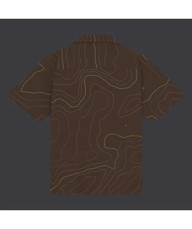 Dolly Noire - Dune Bowling Shirt - Brown | blockshops