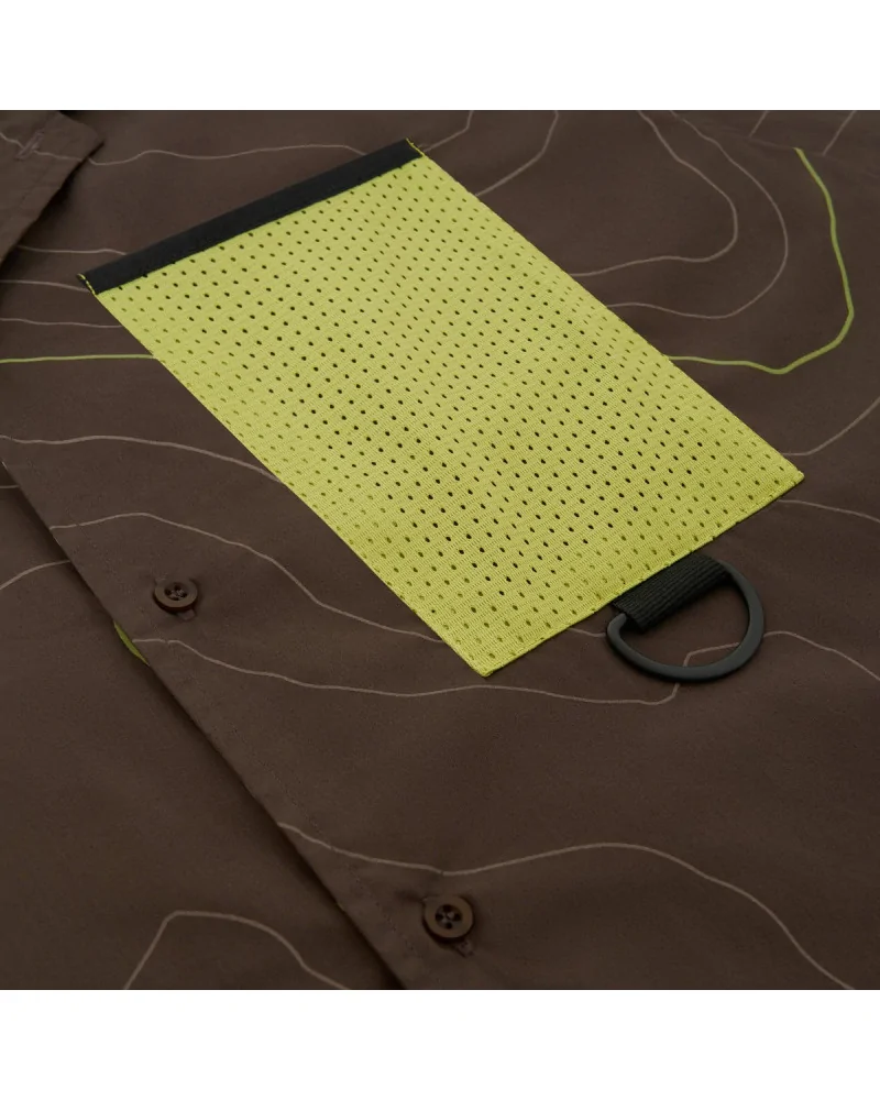 Dolly Noire - Dune Bowling Shirt - Brown | blockshops