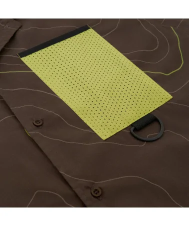 Dolly Noire - Dune Bowling Shirt - Brown | blockshops