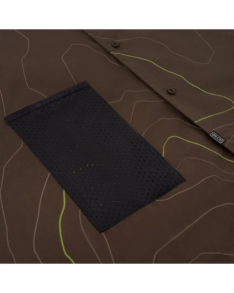 Dolly Noire - Dune Bowling Shirt - Brown | blockshops