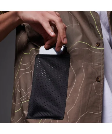 Dolly Noire - Dune Bowling Shirt - Brown | blockshops