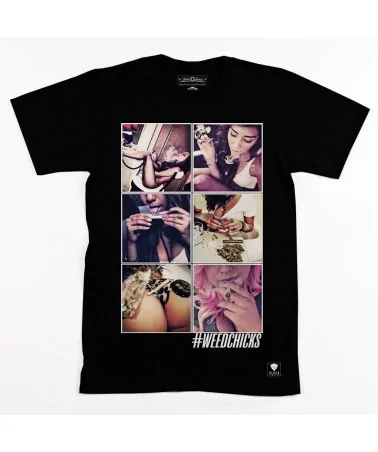 Block Limited - Weed Chicks Tee - Black