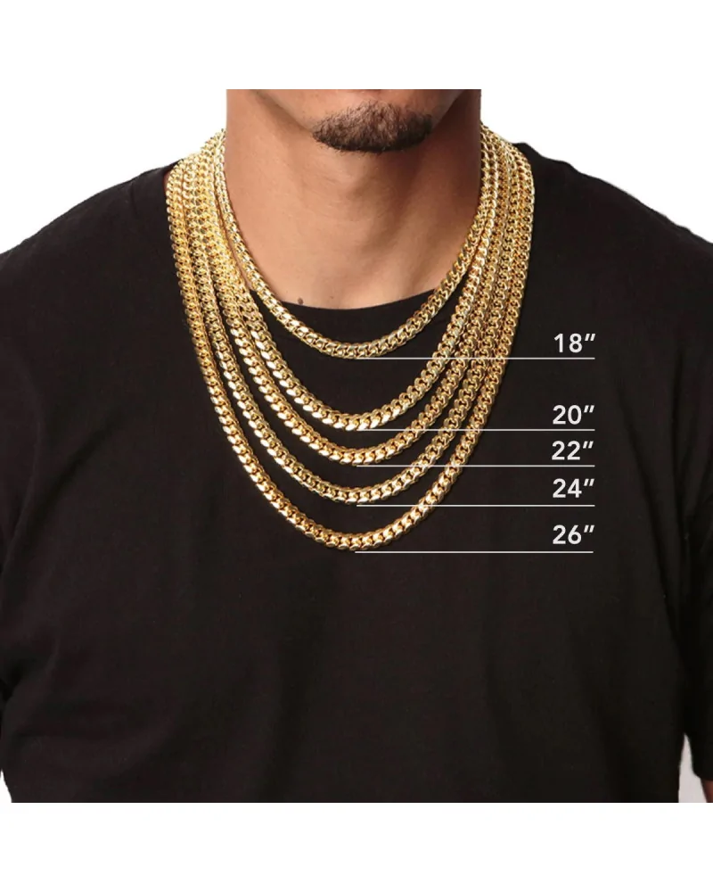 King Ice - 12mm Iced Diamond Cut Miami Cuban Link Chain - 14k Gold