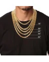 King Ice - 12mm Iced Diamond Cut Miami Cuban Link Chain - 14k Gold