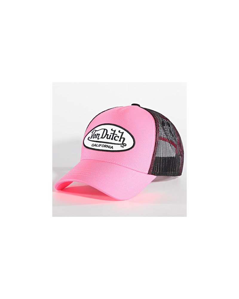Von Dutch - FRESH22 Mesh Trucker Cap - Pink/Black