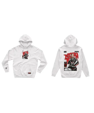 Block Custom - Travis Scott Sicko Mode on Air Hoodie - White