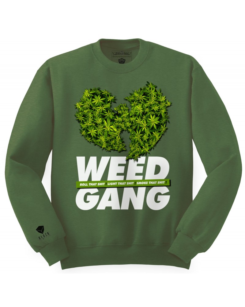 Block Limited - WeedGang Crew - Forrest Green/Green