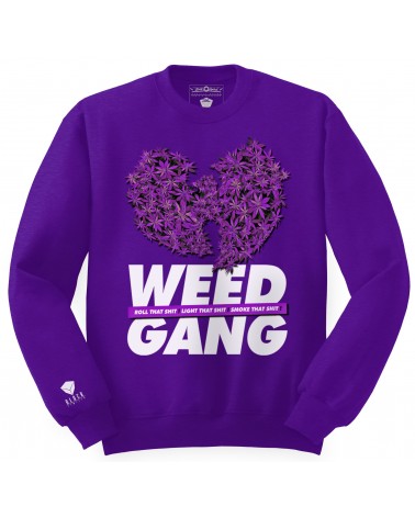 Block Limited - WeedGang Lady Crew - Purple/Purple