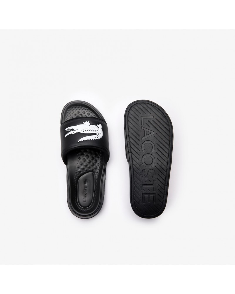 Lacoste - Croco Flip Flops - Black