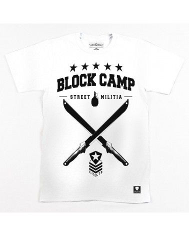 Block Limited - Block Camp Tee - White/Black