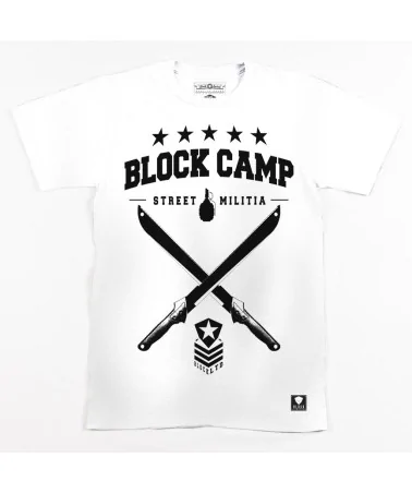 Block Limited - Block Camp Tee - White/Black