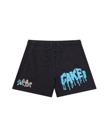 Wedding Cake - Cake Fleece Shorts - Black