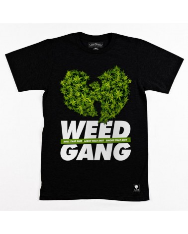 Block Limited - Weed Gang Tee - Black/GreenBudz