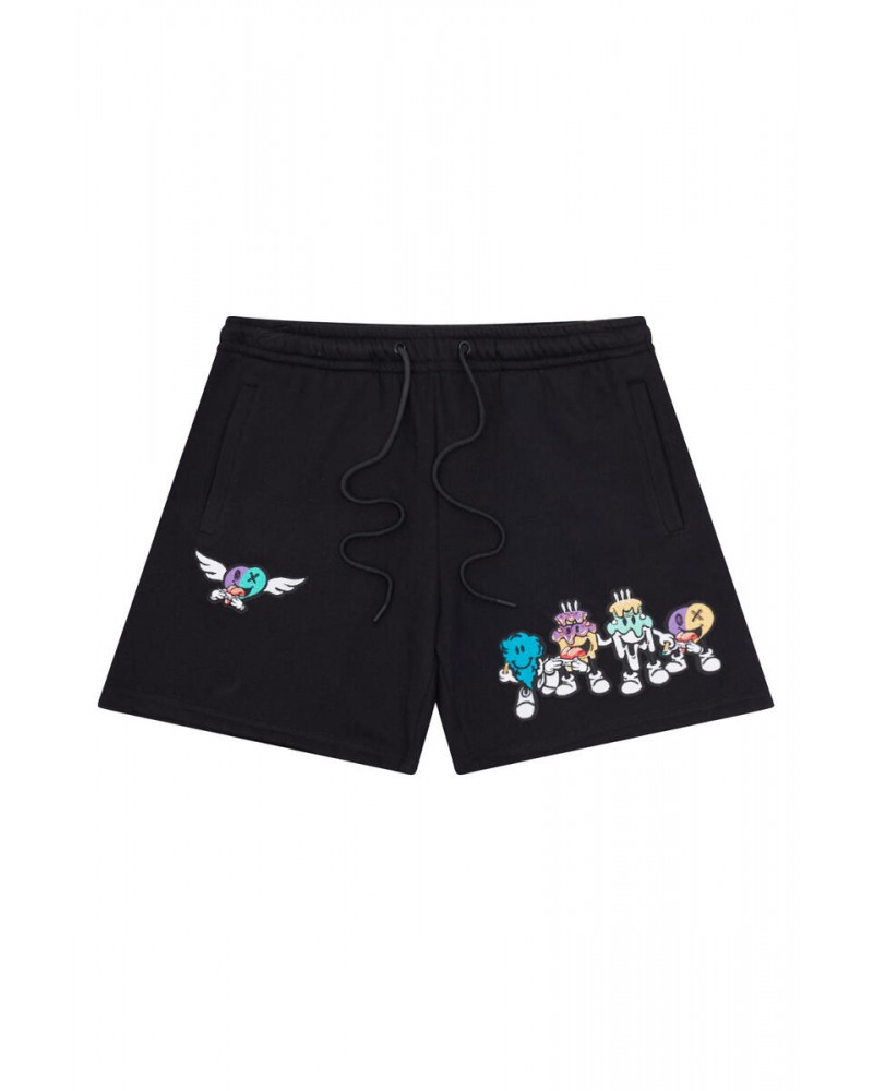 Wedding Cake - All Highs Fleece Shorts - Black