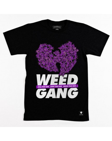 Block Limited - Weed Gang Tee - Black/PurpleBudz