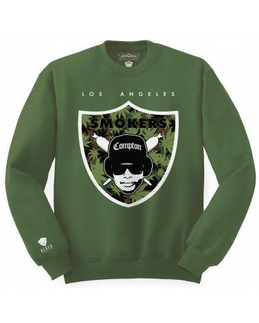 Block Limited - Smokers Crew - Green/WeedCamo/White