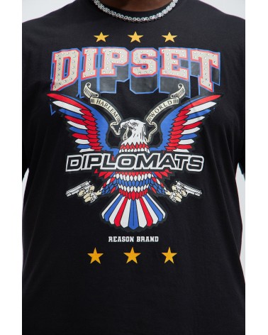 Reason - Dipset Members Short Sleeve Tee - Black