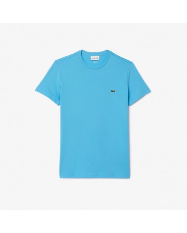 Lacoste - Small Logo Pima Cotton Tee - Blue