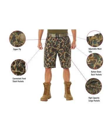 Rothco - Rothco X Bear Archery Fred Bear Camo BDU Cargo Shorts - Ca...