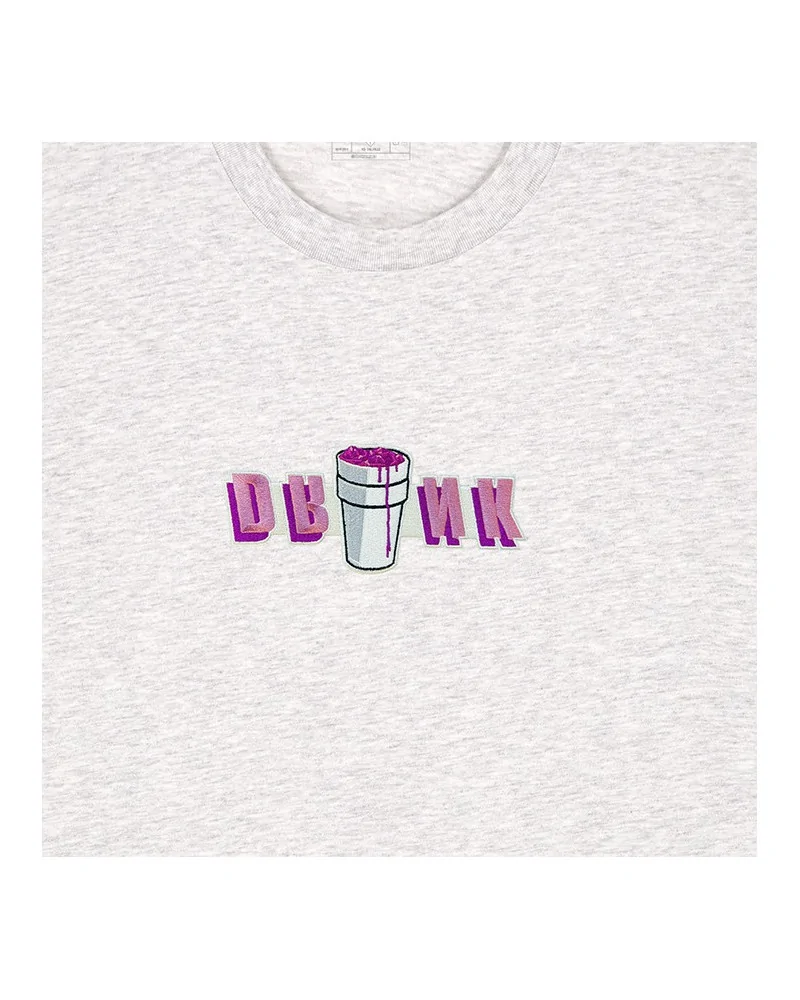 Block Limited - Drank Patch Loose Fit Tee - Ash Grey | blockshops