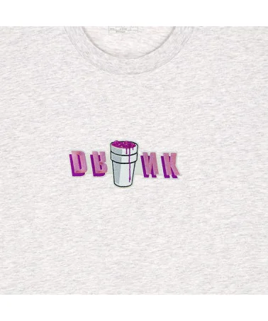 Block Limited - Drank Patch Loose Fit Tee - Ash Grey | blockshops